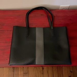 VINCE CAMUTO Black Leather Bag